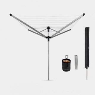 Brabantia zunanji sušilnik  perila ADVANCED Lift-O-Matic 50m karbon sivo