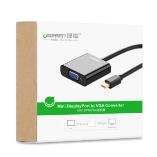 Ugreen Mini Display Port na VGA Converter črn 15cm – box
