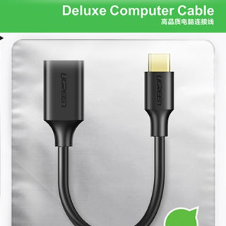 Ugreen USB-C (M) na USB 3.0 (Ž) OTG kabel črn – polybag