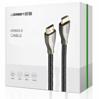 Ugreen HDMI 2.0 karbonski kabel 3m – box