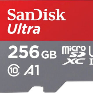SanDisk Ultra microSDXC 256GB + SD Adapter 150MB/s  A1 Class 10 UHS-I