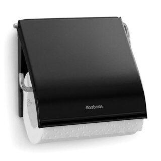 Brabantia držalo za toaletni papir Classic črno