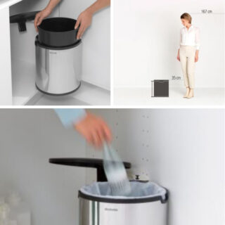 Brabantia vgradni koš za smeti BUILT-IN 15L