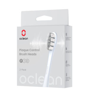 Oclean P1C9 Plaque Control dva nastavka za električno zobno ščetko X PRO digital, siva