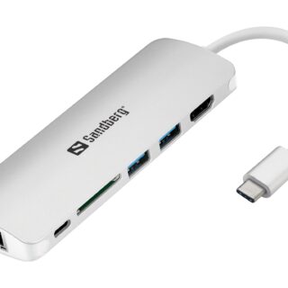 Sandberg USB-C Dock HDMI + LAN + SD + USB, 61W