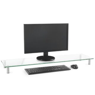 VonHaus XL steklen podstavek za monitor