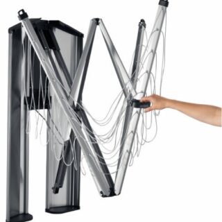 Brabantia stenski sušilnik WALLFIX za perilo, 24 m
