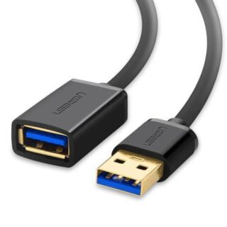 Ugreen USB 3.0 podaljšek (M na Ž) črn 3m – polybag