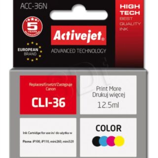 ActiveJet barvno črnilo Canon CLI-36