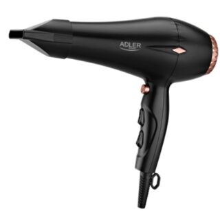 Adler sušilnik las 2000 W črno-zlat