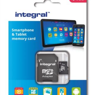 INTEGRAL 64GB SMARTPHONE & TABLET MICRO SDXC class10 UHS-I U1 90MB/s SPOMINSKA KARTICA+ SD ADAPTER