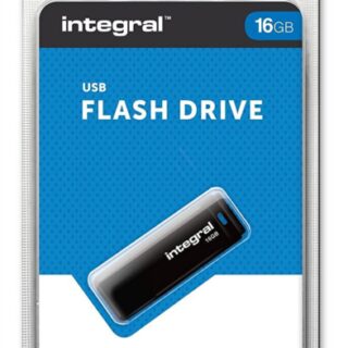 INTEGRAL BLACK 16GB USB2.0 spominski ključek