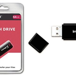 INTEGRAL BLACK 64GB USB2.0 spominski ključek