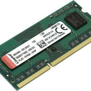 Kingston 4GB DDR3L-1600MHz SODIMM PC3-12800 CL11, 1.35V / 1.5V