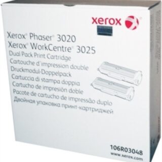 Xerox Toner, P3020/WC3025, dual 2*1.5k, črna