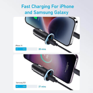 Anker 323 avto polnilec 52,5 W