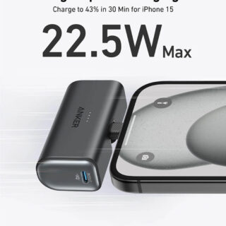 Anker Nano 5K powerbank, črn