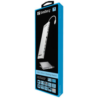 Sandberg USB-C 10 v 1 Docking postaja za prenosnike
