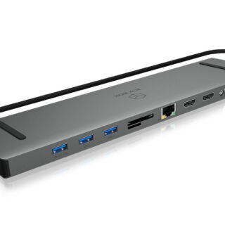 Icybox IB-DK2106-C priklopna postaja s Power Delivery 100W in 3 video izhodi