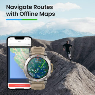 Amazfit T-REX Ultra pametna ura, črna