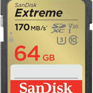 SanDisk Extreme PLUS 32GB SDXC spominska kartica 170MB/s in 80MB/s branje/pisanje, UHS-I, Class 10, U3, V30