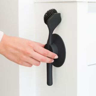 Brabantia krtača za posodo črna