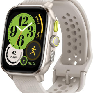 Amazfit Cheetah pametna ura, šampanjec barva, kvadratna