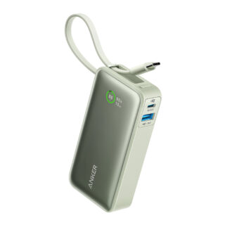 Anker 545 Nano powerbank 10K z vgrajenim kablom USB-C, zelen