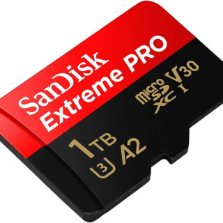 SanDisk Extreme PRO microSDXC 1TB + SD Adapter + 2 leti RescuePRO Deluxe 200MB/s branje/ 140MB/s zapisovanje A2 C10 V30 UHS-I U3