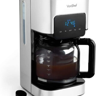 VonShef 1.5L filter aparat za kavo nerjaveče jeklo