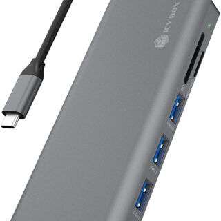 Icybox IB-DK4070-CPD USB-C priklopna postaja s Power Delivery 100W