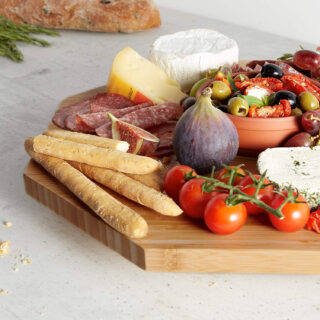 VonShef bambusova vrteča plošča Lazy Susan
