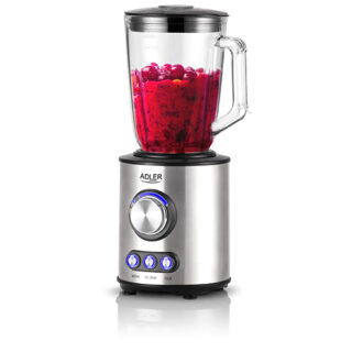Adler zmogljiv blender in mešalnik 1700W AD4078 srebrne barve